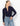 Polo uni à manches longues pour femme