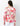 Chemise en satin à motifs