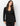 Veston uni à bouton pour femme