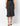 Satin skirt with polka dot pattern