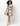 Robe col V avec ceinture