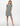 Robe courte à détails croisés
