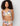 Textured Cross-strap Bikini Top