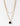 Women's Double-chain Necklace with Round Pendant