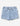 Elastic Waist Denim Shorts