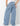Pleated Wide-leg Jeans