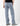 Straight-Leg Jeans with Rhinestones