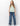 Jean à jambes larges et taille élastique