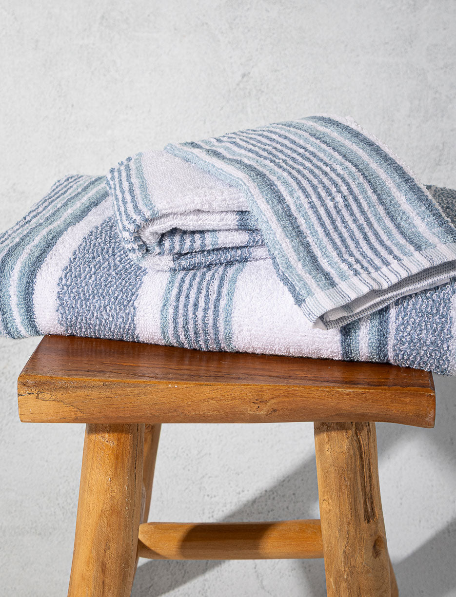 Serviette de bain chinée en coton – Mode Choc