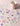 Round Floral Print Placemat