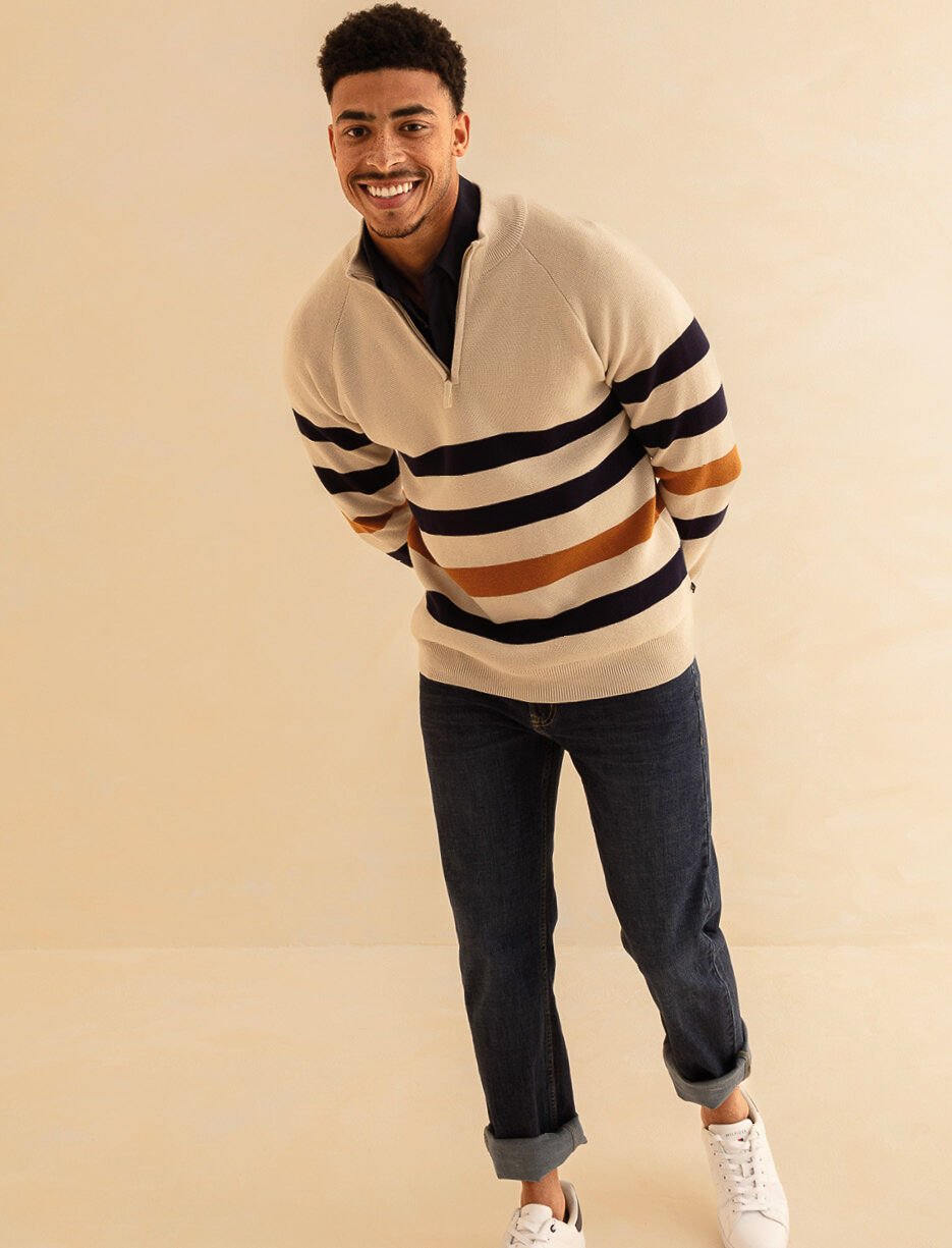 Jean droit à taille régulière