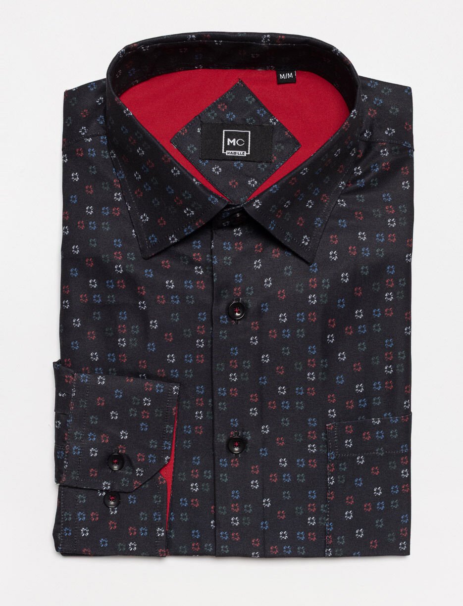 Chemise habillée à motif