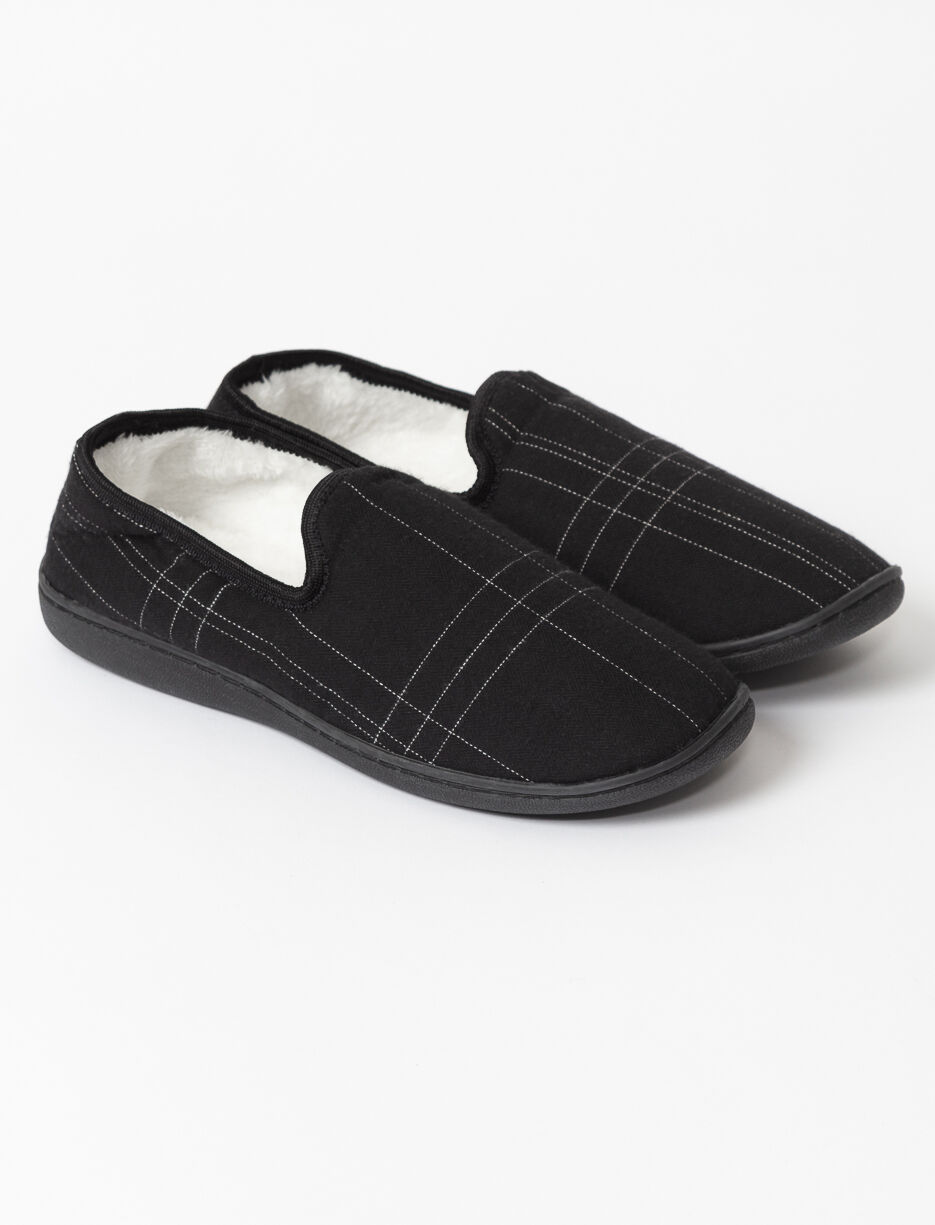 Plaid slippers discount