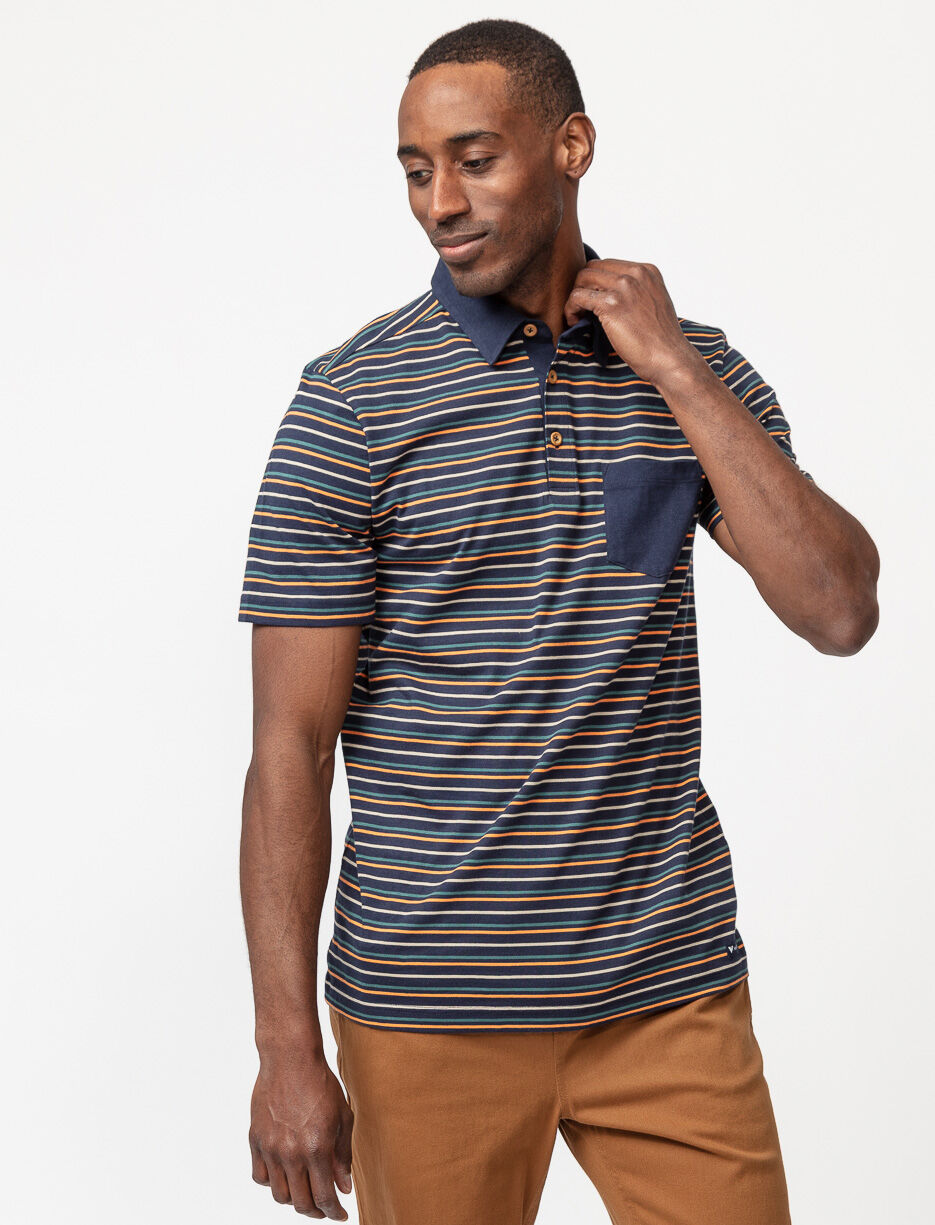 Polo rayé on sale