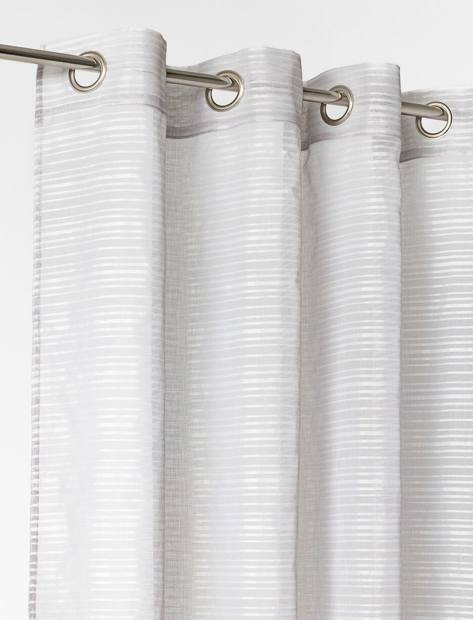 Panneau de rideau voilage à rayures Panneau de rideau voilage à rayures