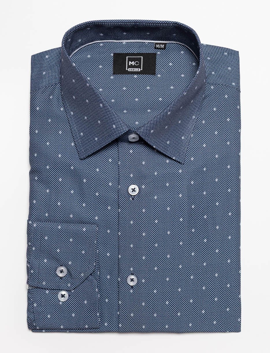 Chemise habillée à motif