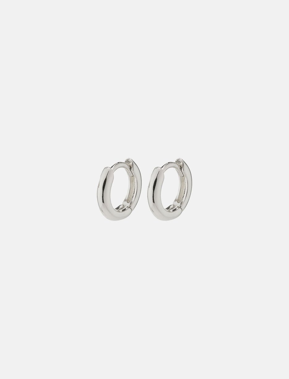 Recycled Micro Hoop Earrings