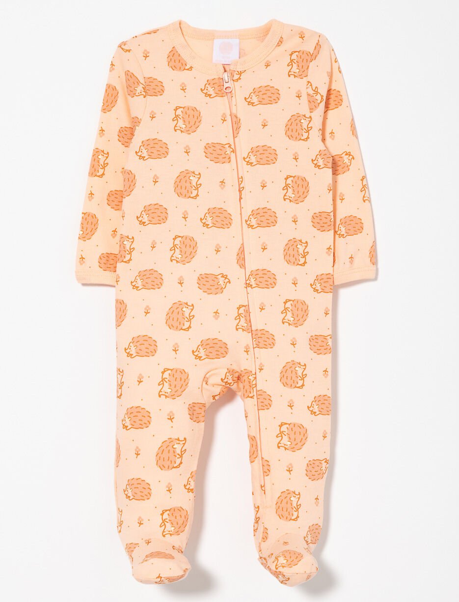Pyjama 1 pièce à imprimé hérissons