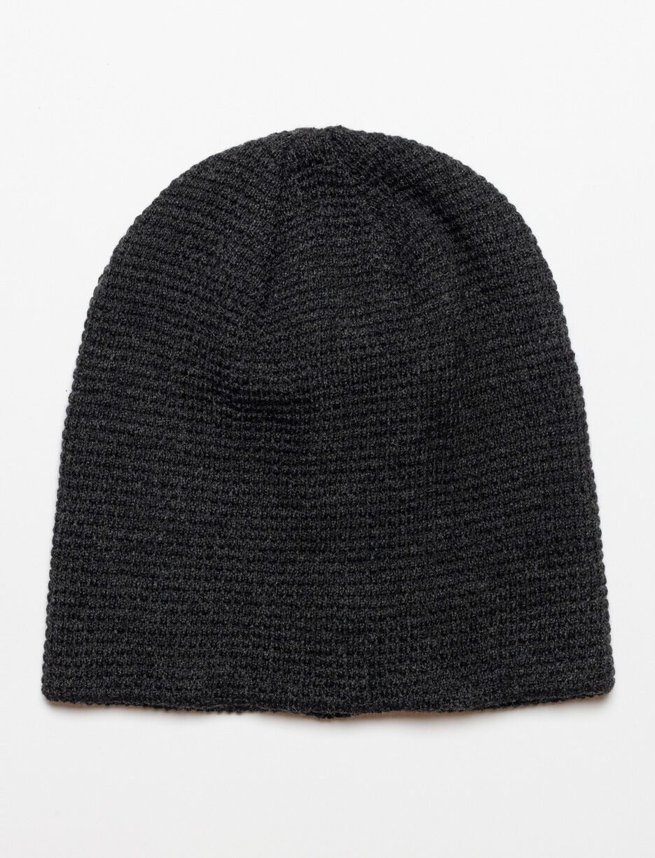 Textured Knit Beanie - Men