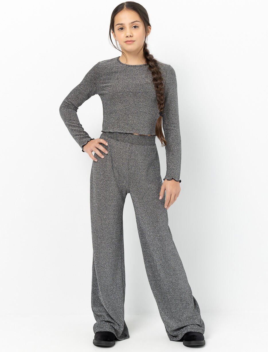 Pull-on Wide-leg Pants
