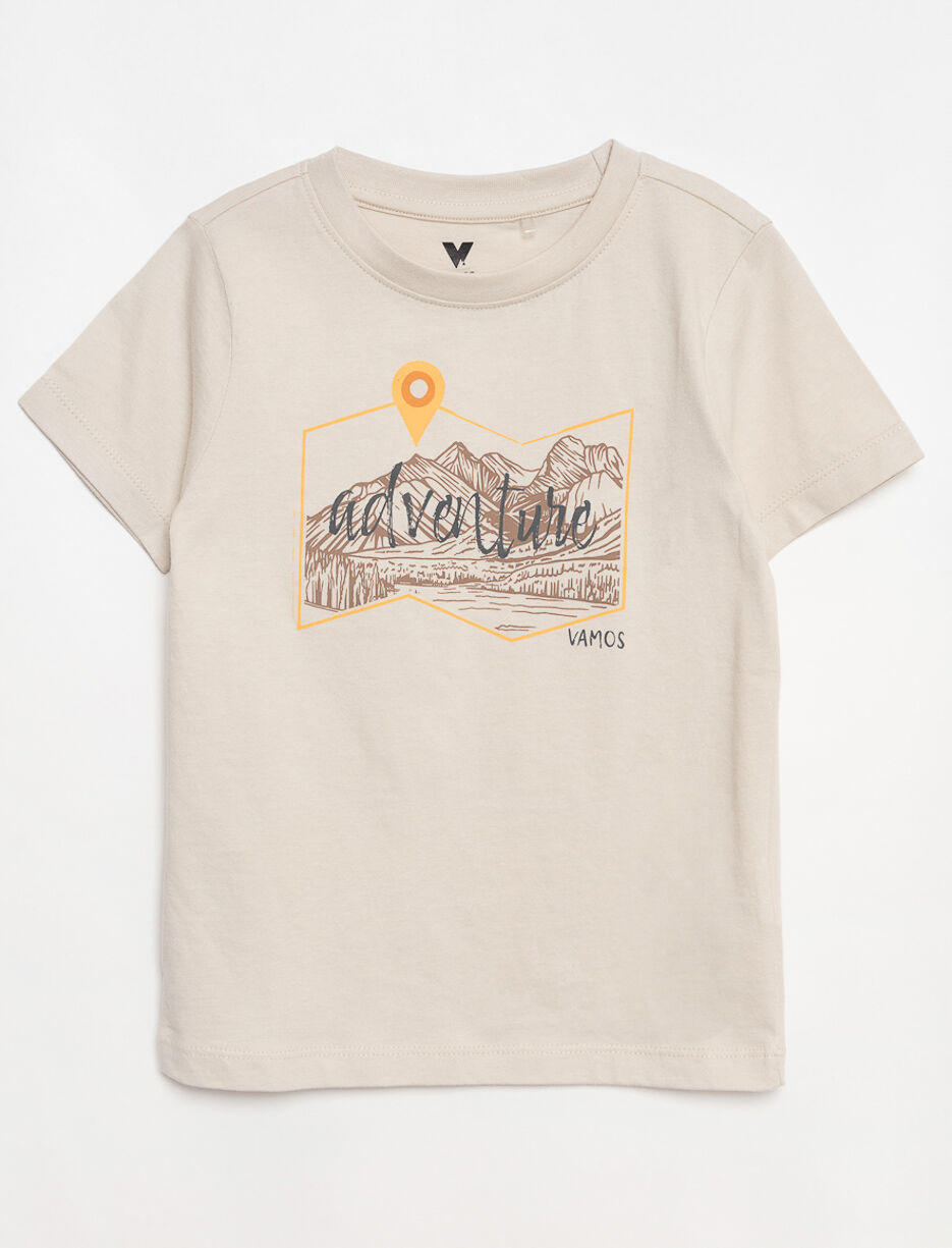 T-shirt imprimé à manches courtes