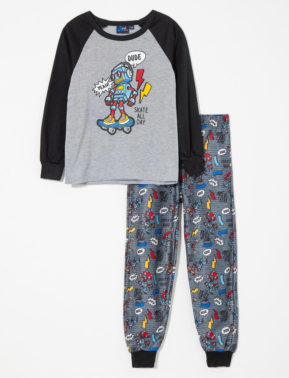 Pyjama 2 pièces imprimé - petit garçon