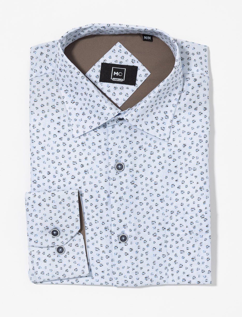 Chemise habillée à motif