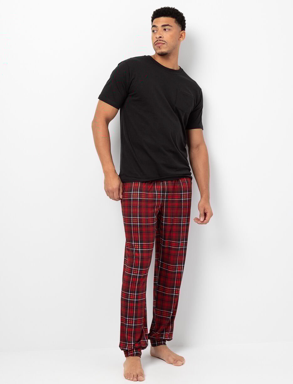 2-piece Plaid PJ Set