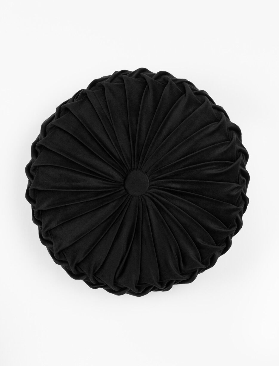 Coussin en velours rond