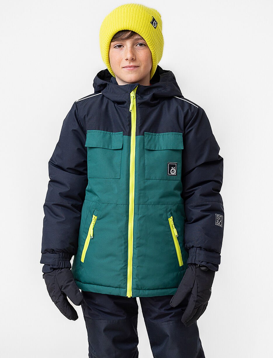 Colour Block Winter Jacket - Comfort -30 °C
