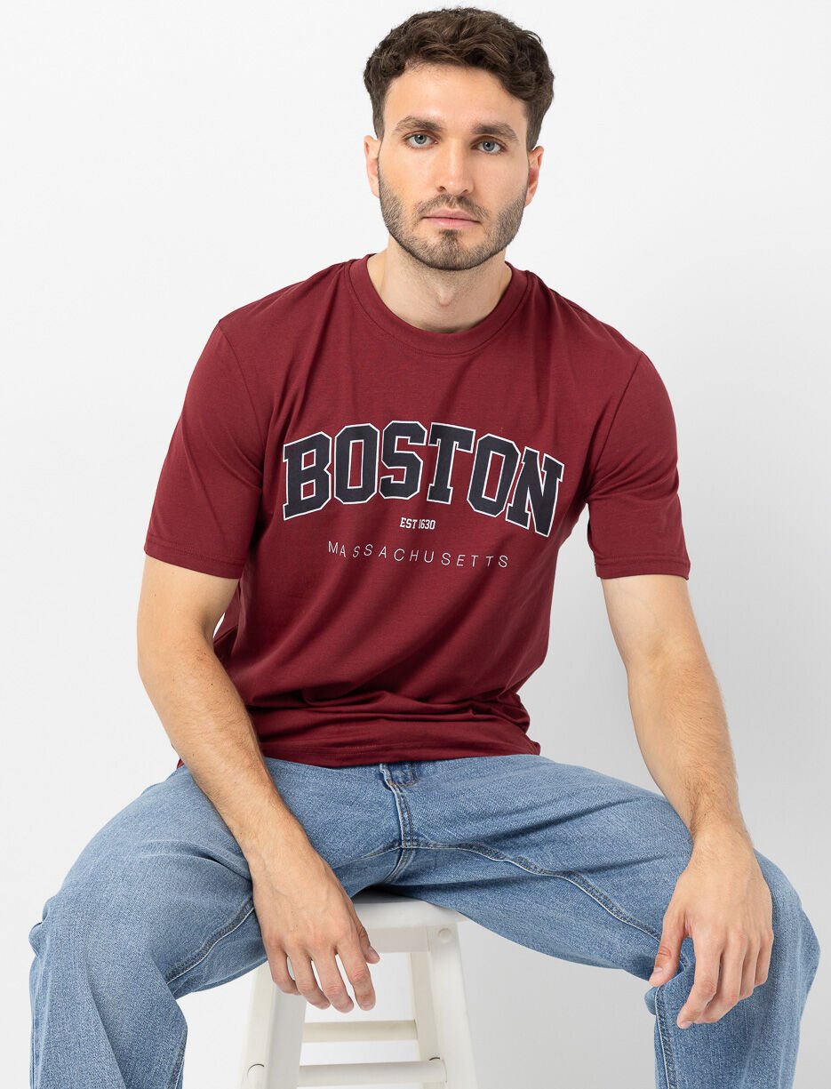 Printed Crew-neck T-shirt