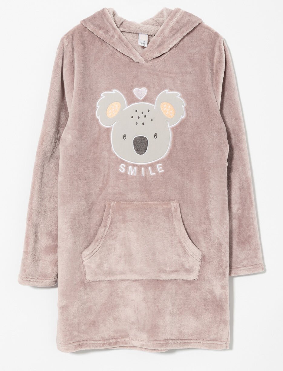 Plush Hoodie Tunic - Teen Girl Plush Hoodie Tunic - Teen Girl