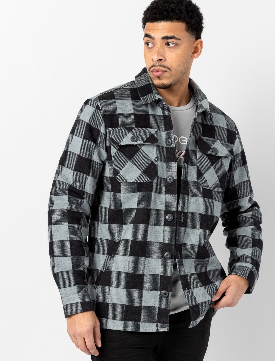 Veste-chemise &agrave; carreaux