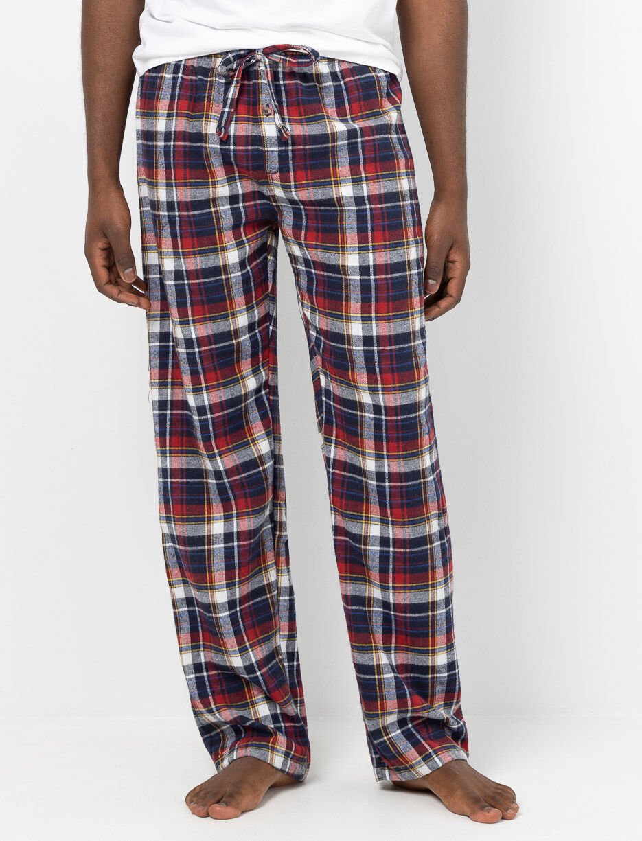 Pantalon de pyjama en flanelle à carreaux