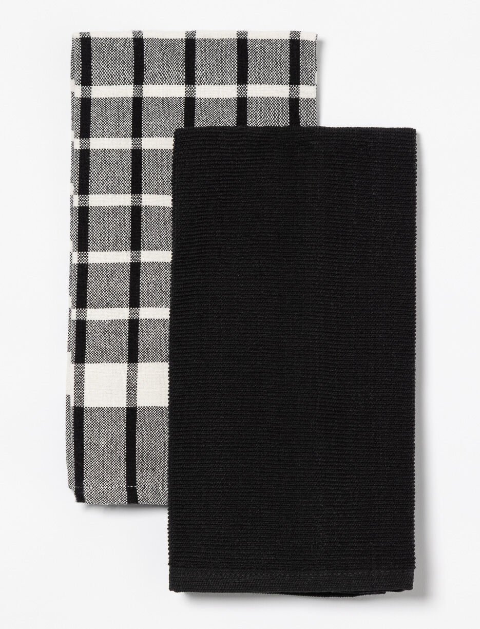 Serviettes de cuisines tissées - paquet de 2  Serviettes de cuisines tissées - paquet de 2