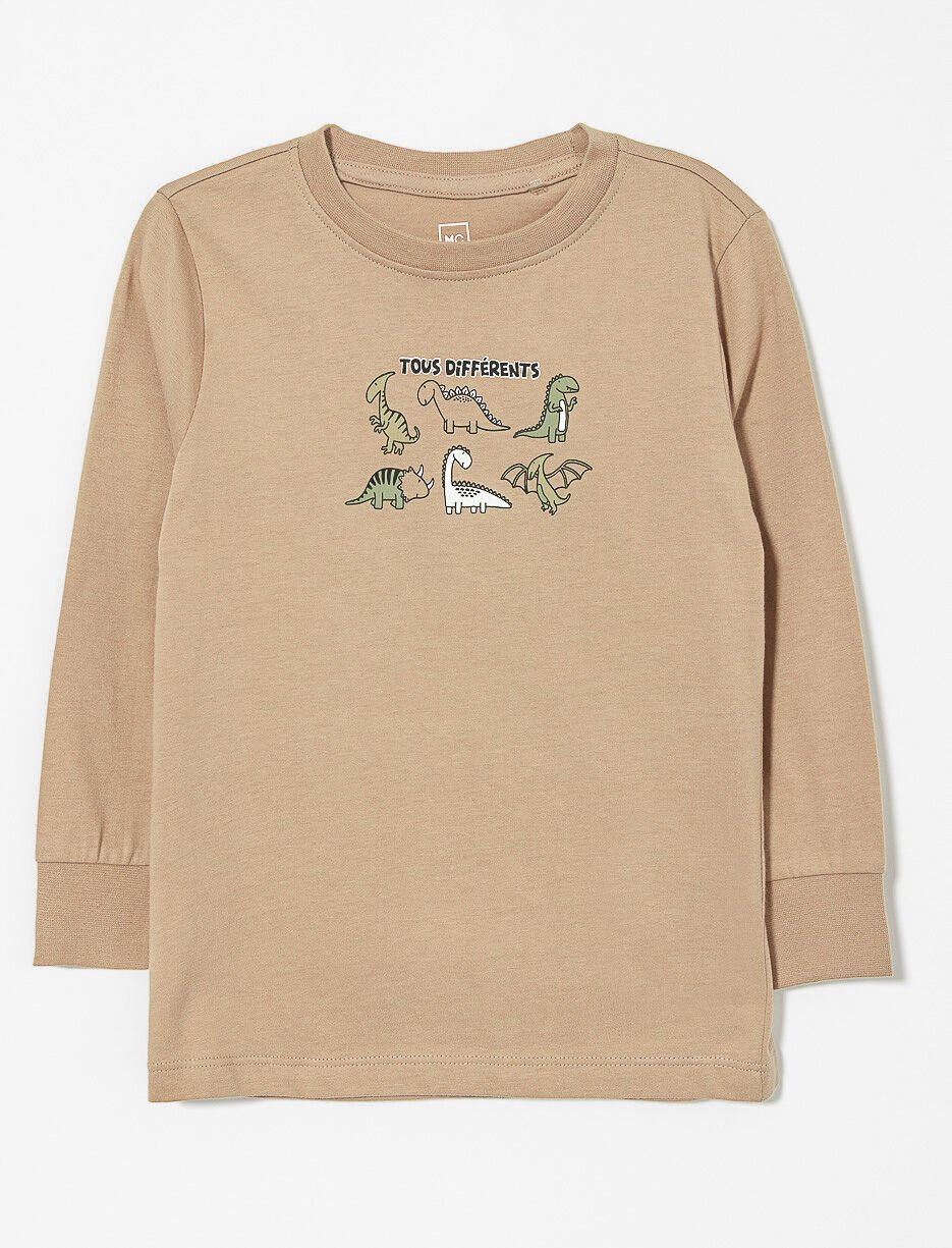 T-shirt imprimé en coton bio - petit garçon