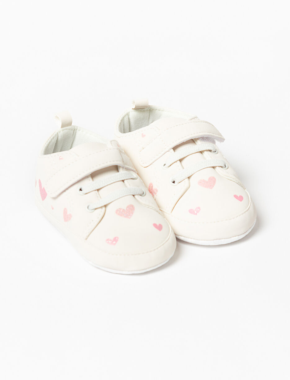 Heart-print Shoes