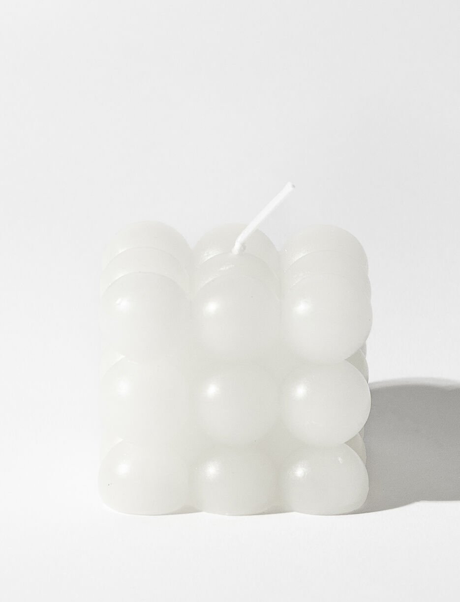 Chandelle bulle blanche