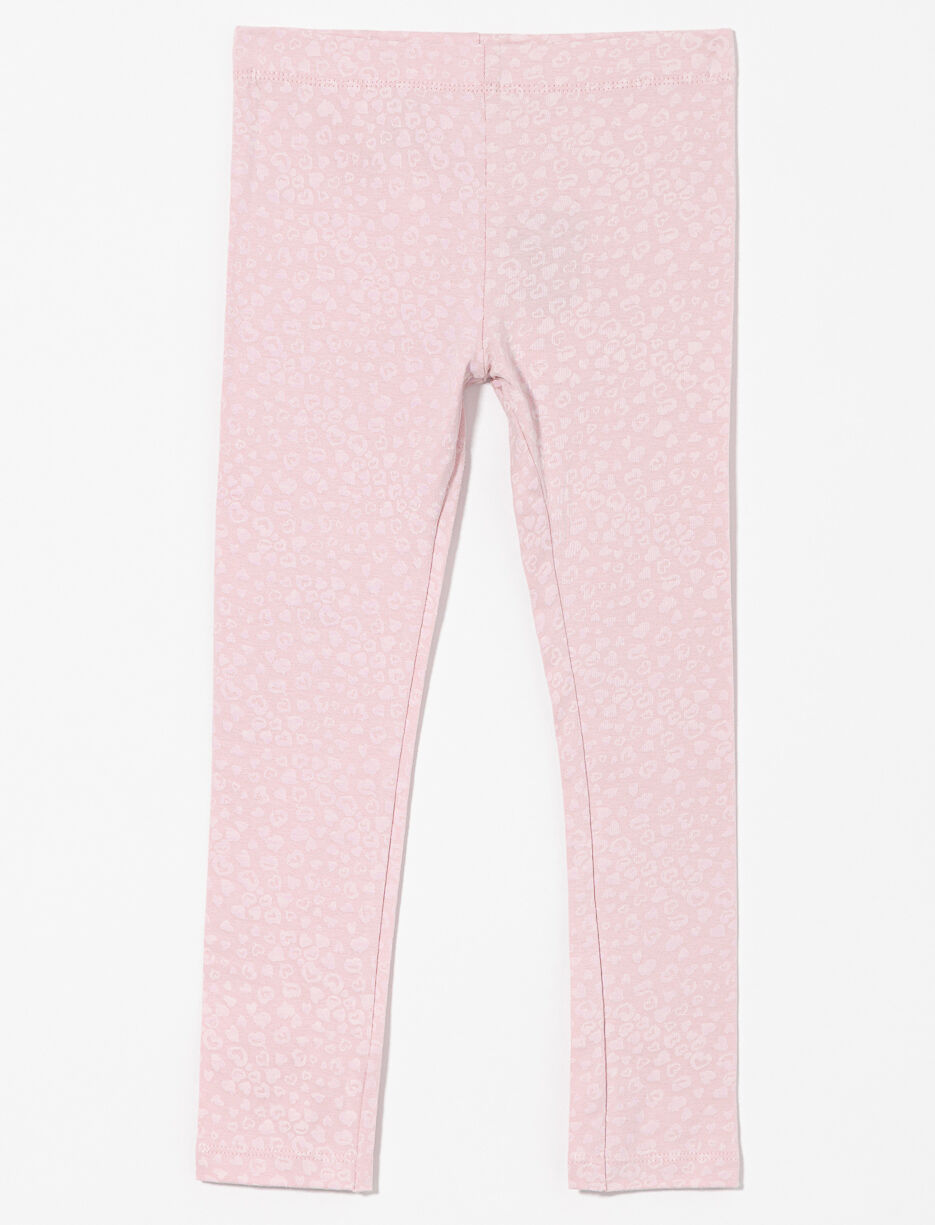 Legging en coton à taille élastique - petite fille