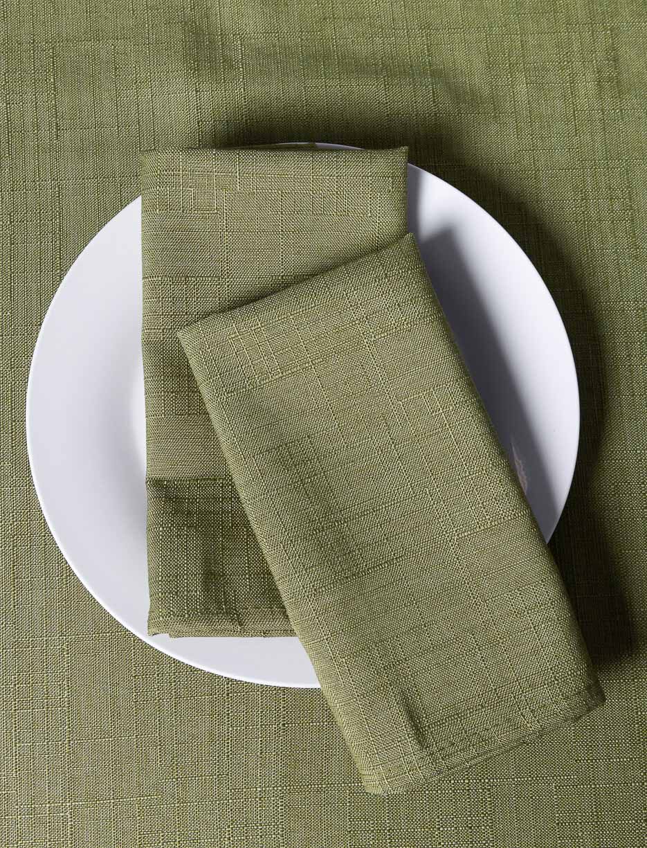 Serviettes de table en jacquard - paquet de 2