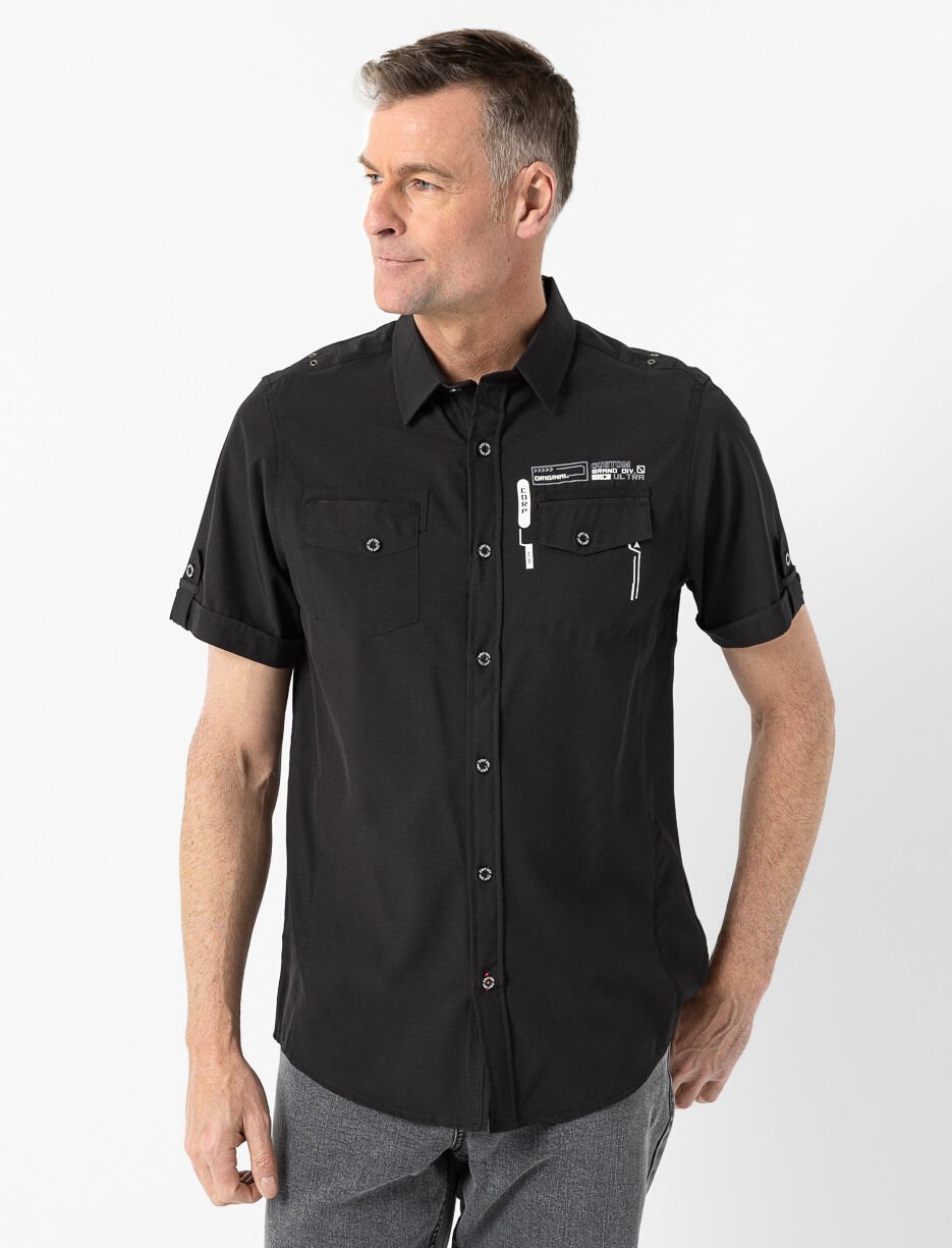 Solid Short-sleeve Shirt