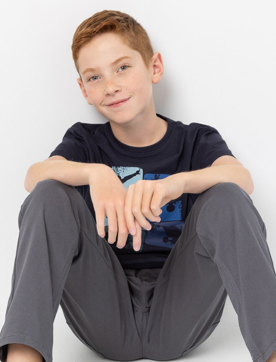 Printed Crew-neck T-shirt