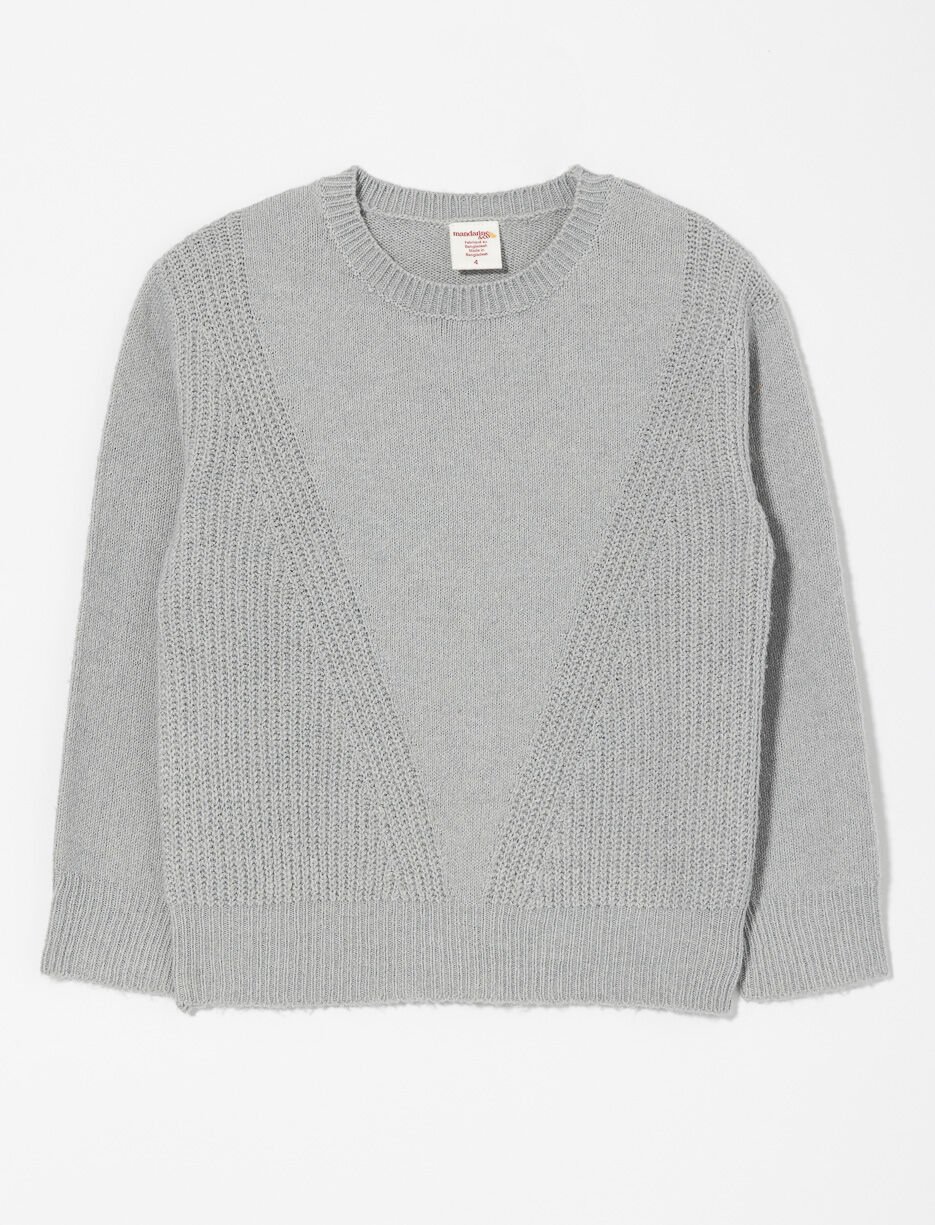 Relaxed Fit Knit Sweater - Little Girl