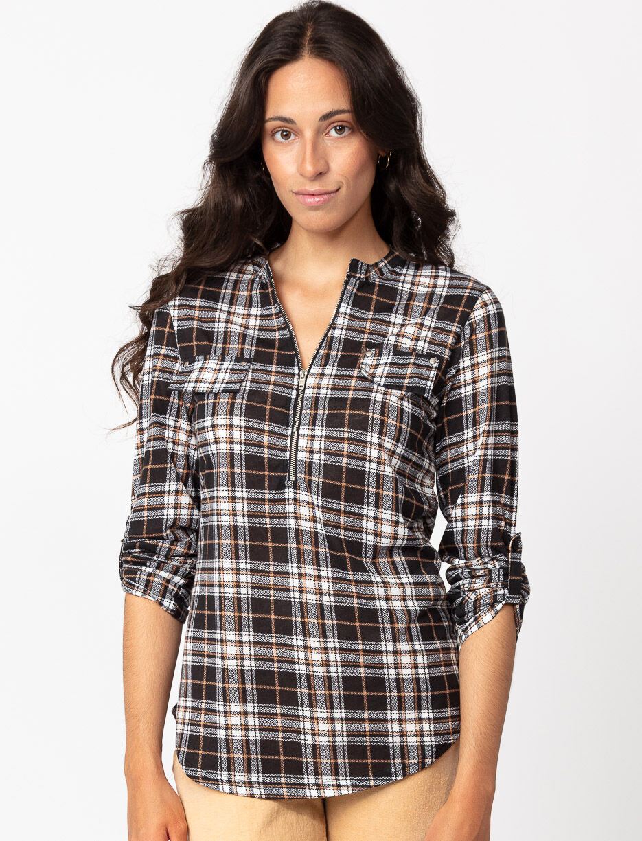 Blouse a carreaux deals