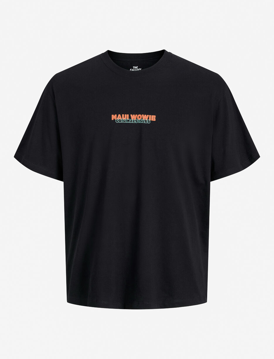 Crew-neck T-shirt with Back Print