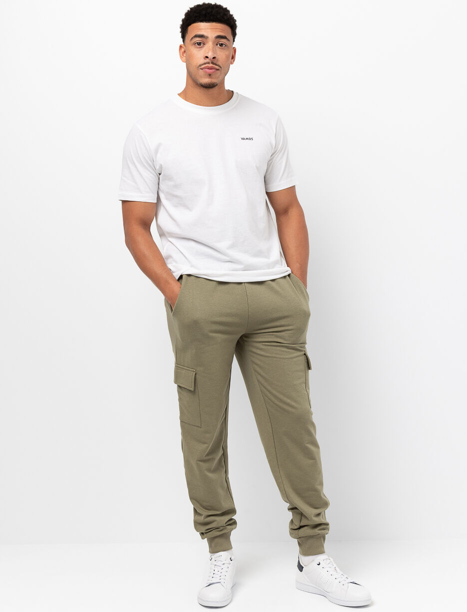 Jogger ouaté à poches cargo