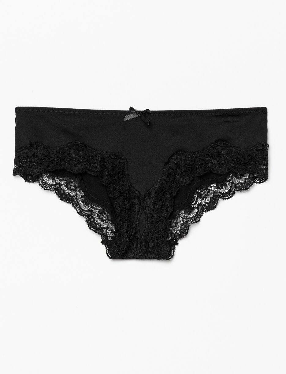 Culotte bikini à dentelle