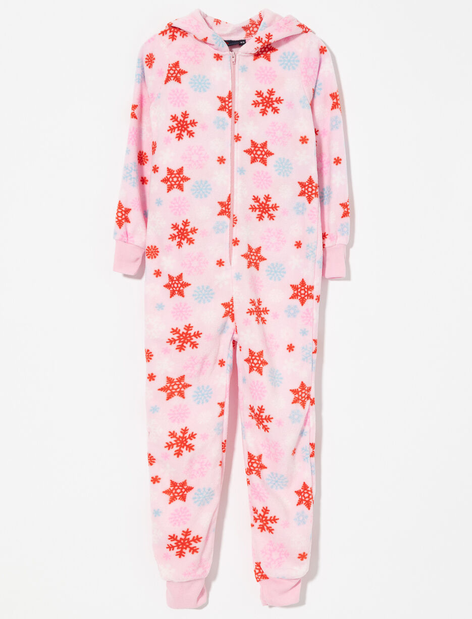 Printed Onesie PJ - Little Girl