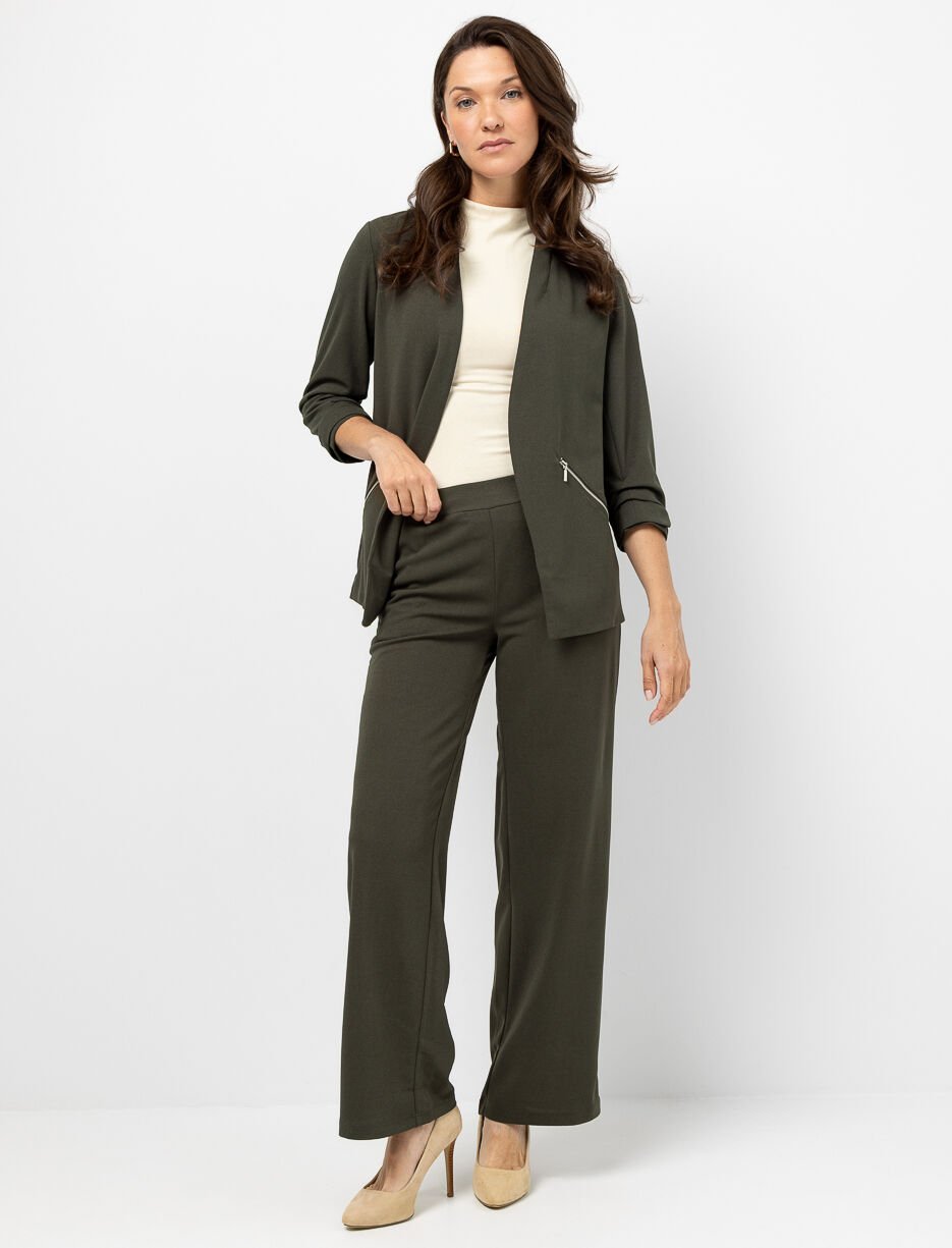 Pantalon à enfiler à jambe large Pantalon à enfiler à jambe large