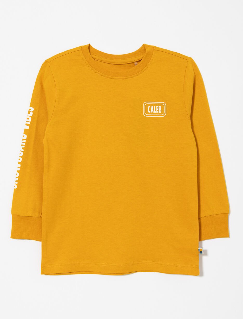 T-shirt imprimé au dos en coton bio - petit garçon